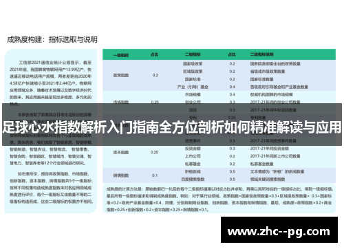 足球心水指数解析入门指南全方位剖析如何精准解读与应用